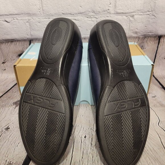 LifeStride Women's I-Loyal Low Wedge Ballet Flats- Navy - Picture 7 of 7